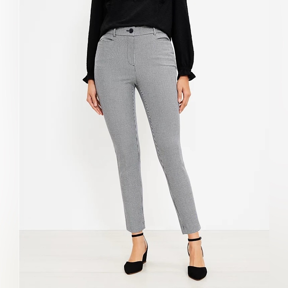 Ann Taylor Loft Skinny Plaid Pants